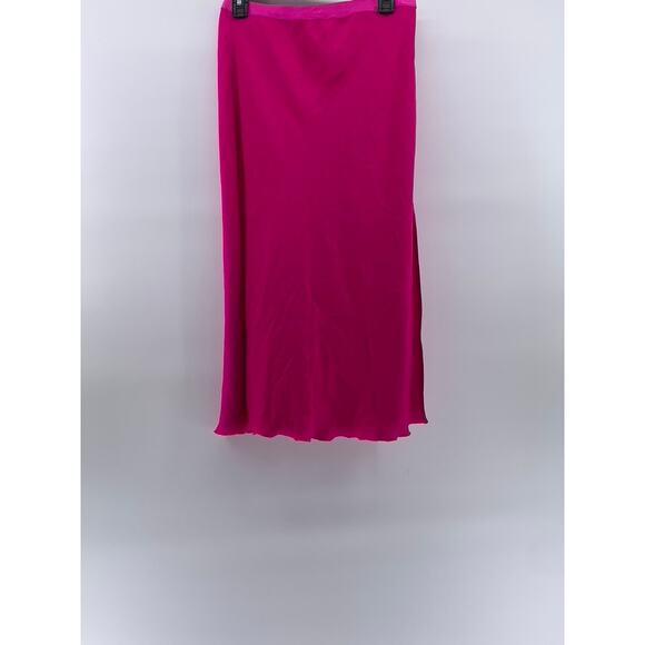 FREE PEOPLE INTIMATELY Women's Fuchsia Pink Pull-On Midi Skirt SZ M - Picture 1 of 10